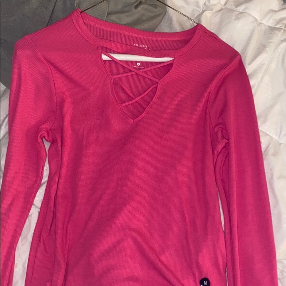 Pink Hollister T-shirt